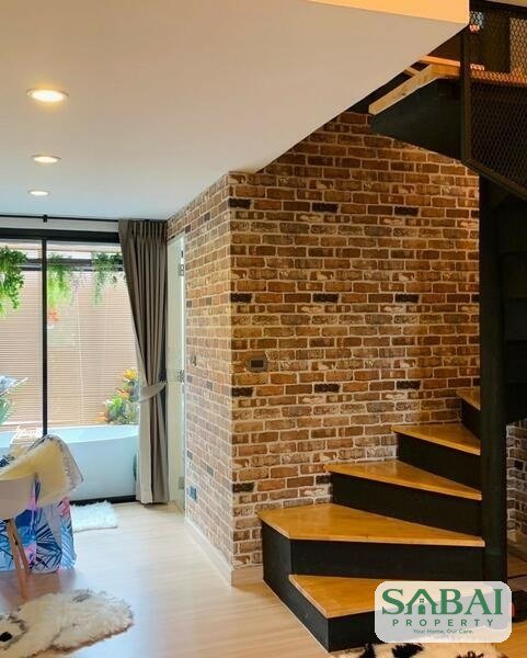 ขายด่วน ทาวโฮม Haus Niche แจ้งวัฒนะ จำนวน 3 ชั้นครึ่ง Modern loft 12