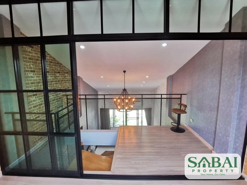 ขายด่วน ทาวโฮม Haus Niche แจ้งวัฒนะ จำนวน 3 ชั้นครึ่ง Modern loft 16