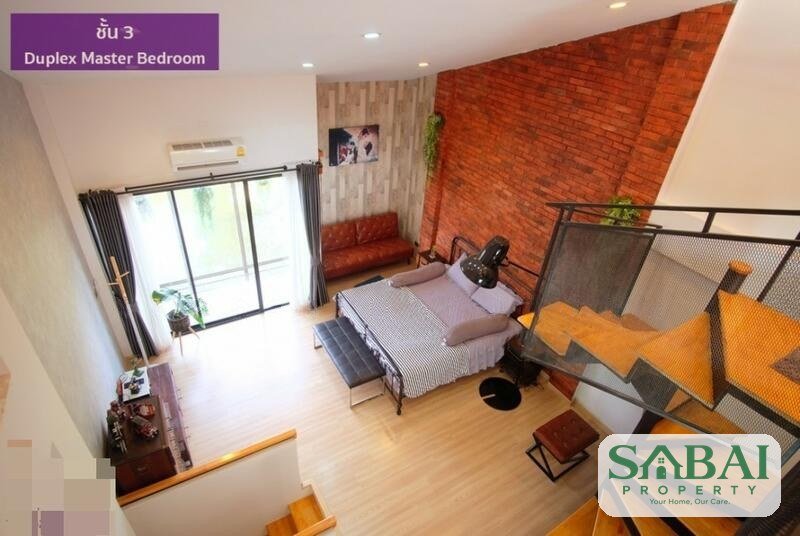 ขายทาวน์โฮม 3.5ชั้น HAUS NICHE สามัคคี-แจ้งวัฒนะ เฟอร์ครบ ขนาด21.5ตร.ม