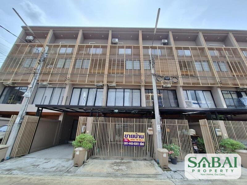ขาย/เช่าด่วน ทาวน์โฮม 3.5 ชั้น HAUS NICHE สามัคคี-แจ้งวัฒนะ